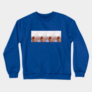 Coastal Coffee: Embracing the Beach's Warmth Crewneck Sweatshirt